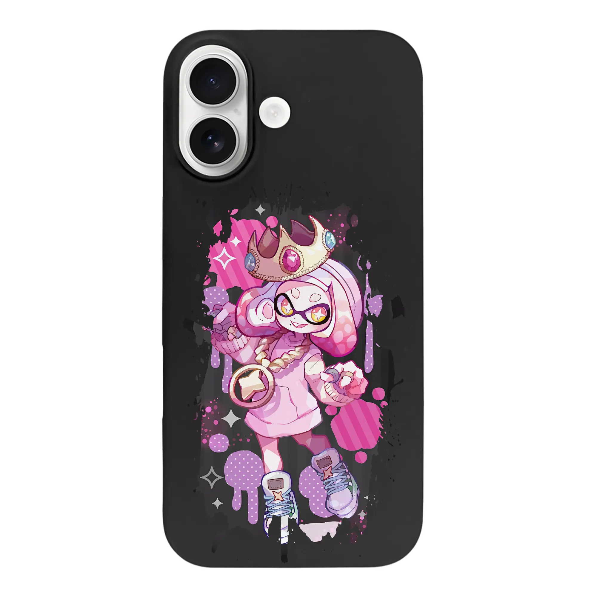 スプラトゥーン グッズ,ヒメ - iPhone 17 シリーズ シリコンケース 薄型 耐衝撃 指紋防止 ソフトタッチカバー 精密フィット 傷防止 保護ケース iPhone 17/17 Air/17 Pro/17 Pro Max 対応